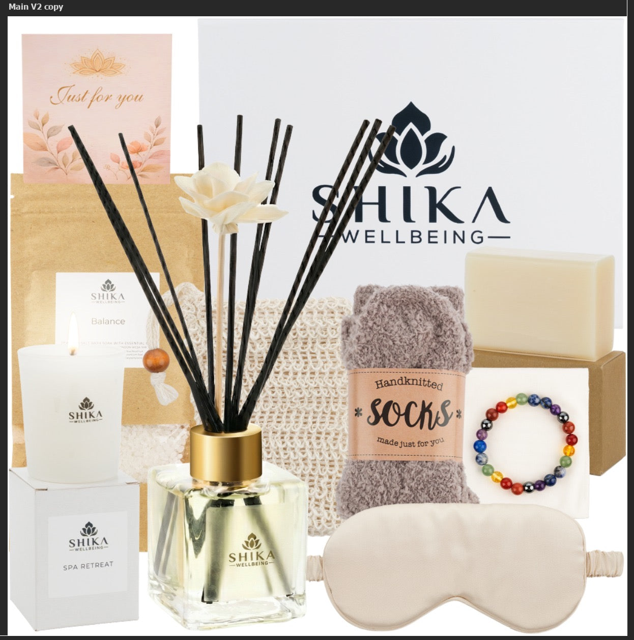 Balance Mood Boosting Pamper Gift Set – Luxury Aromatherapy Self Care & Relaxation Gift Box