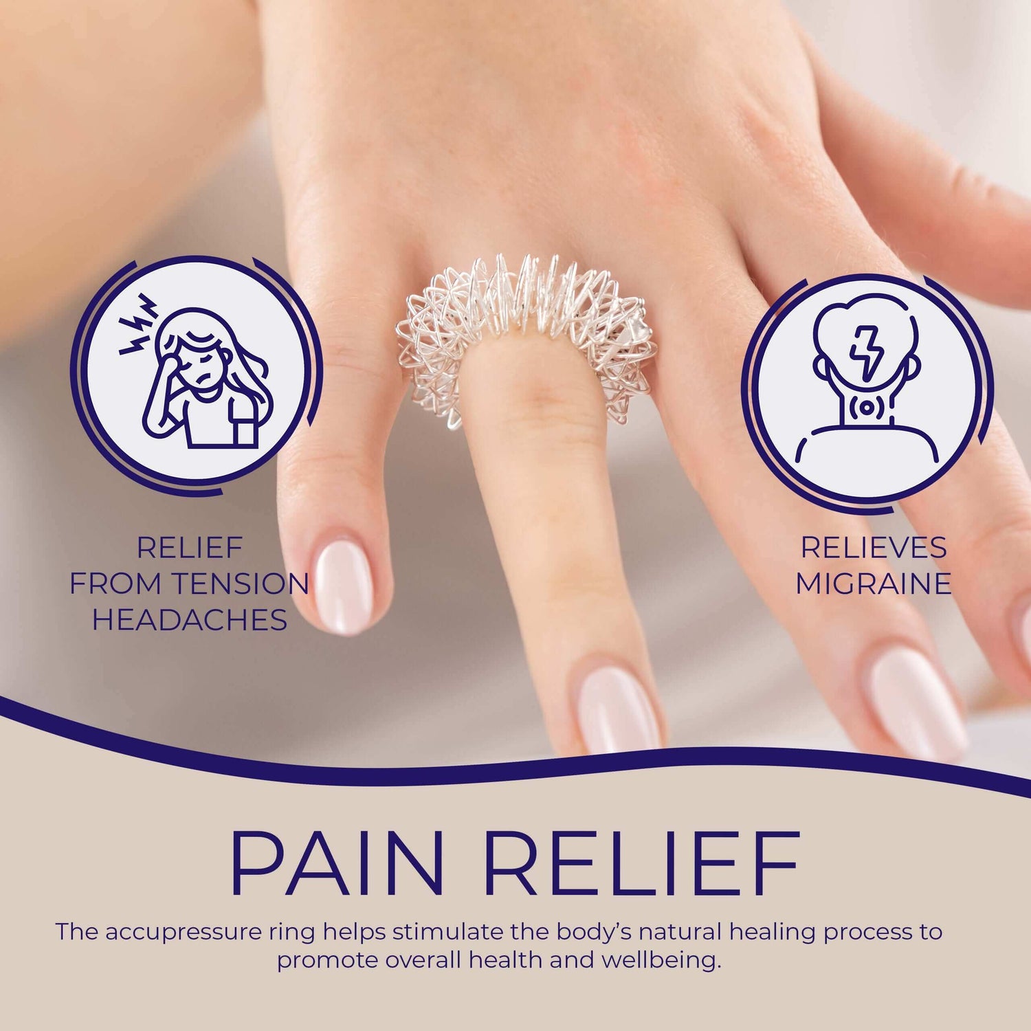 Anxiety Rings for Women - Silver Plated Ring | Shika Wellbeing UK