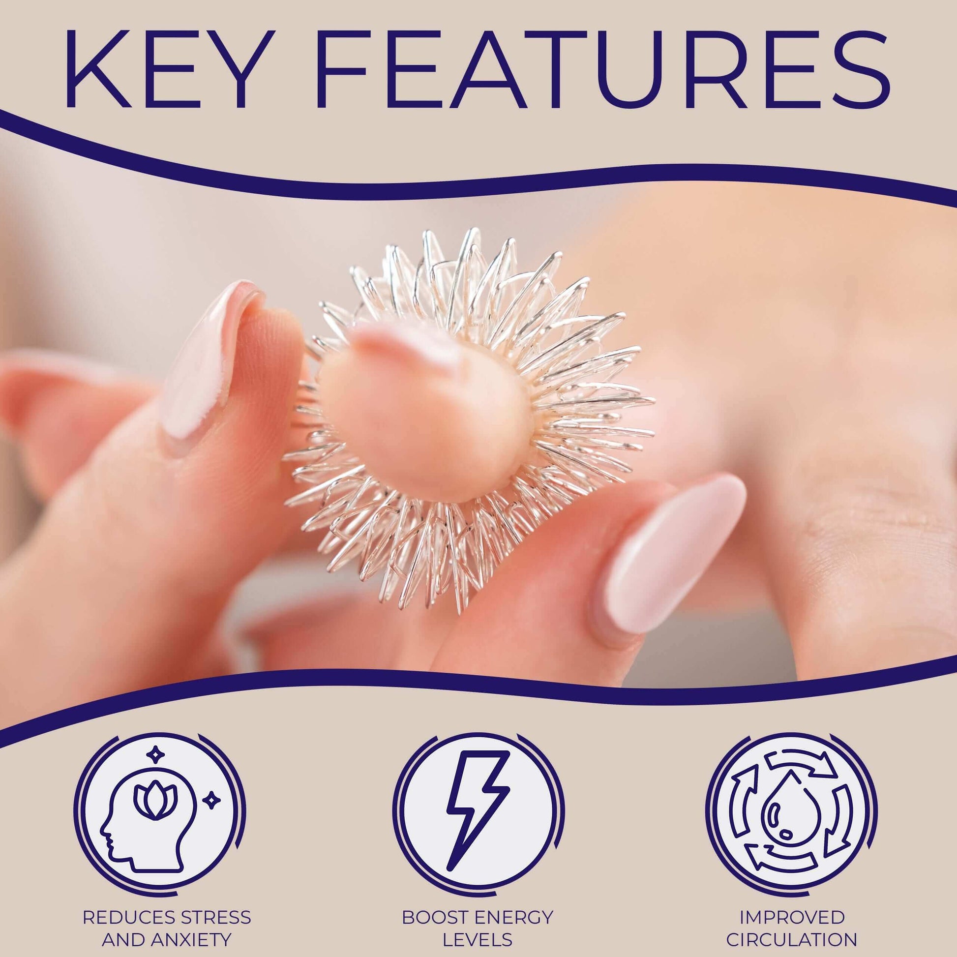 Anxiety Rings for Women - Silver Plated Ring | Shika Wellbeing UK