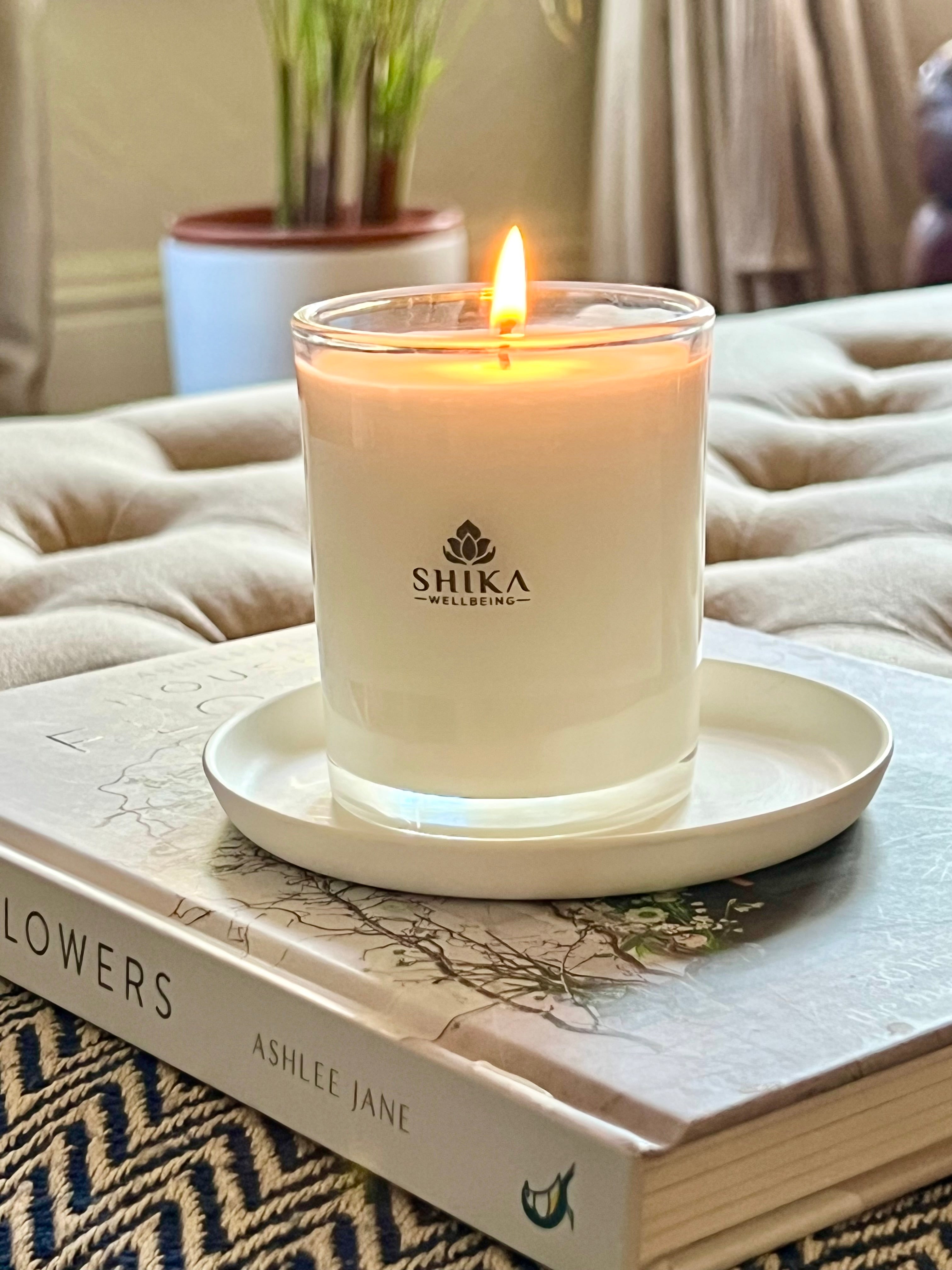 Luxury Self-Care Candle 20cl β Spa Retreat, Balance or Rose Geranium Aromatherapy