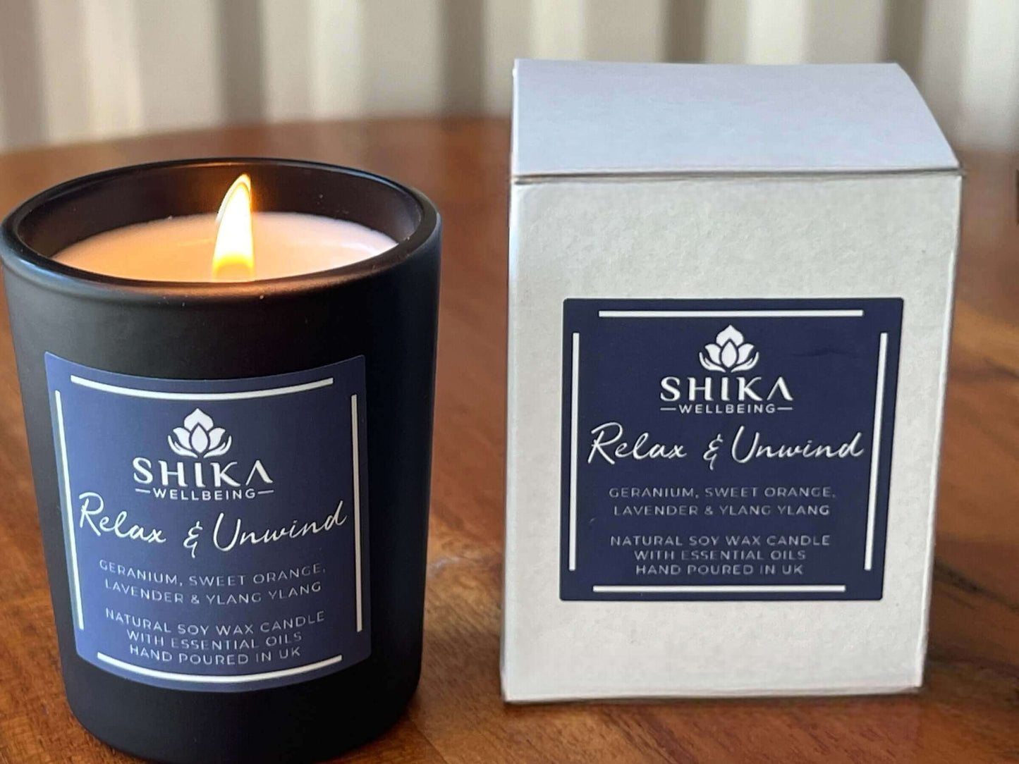 Vegan Aromatherapy Candle | Relax & Unwind, Handpoured in UK