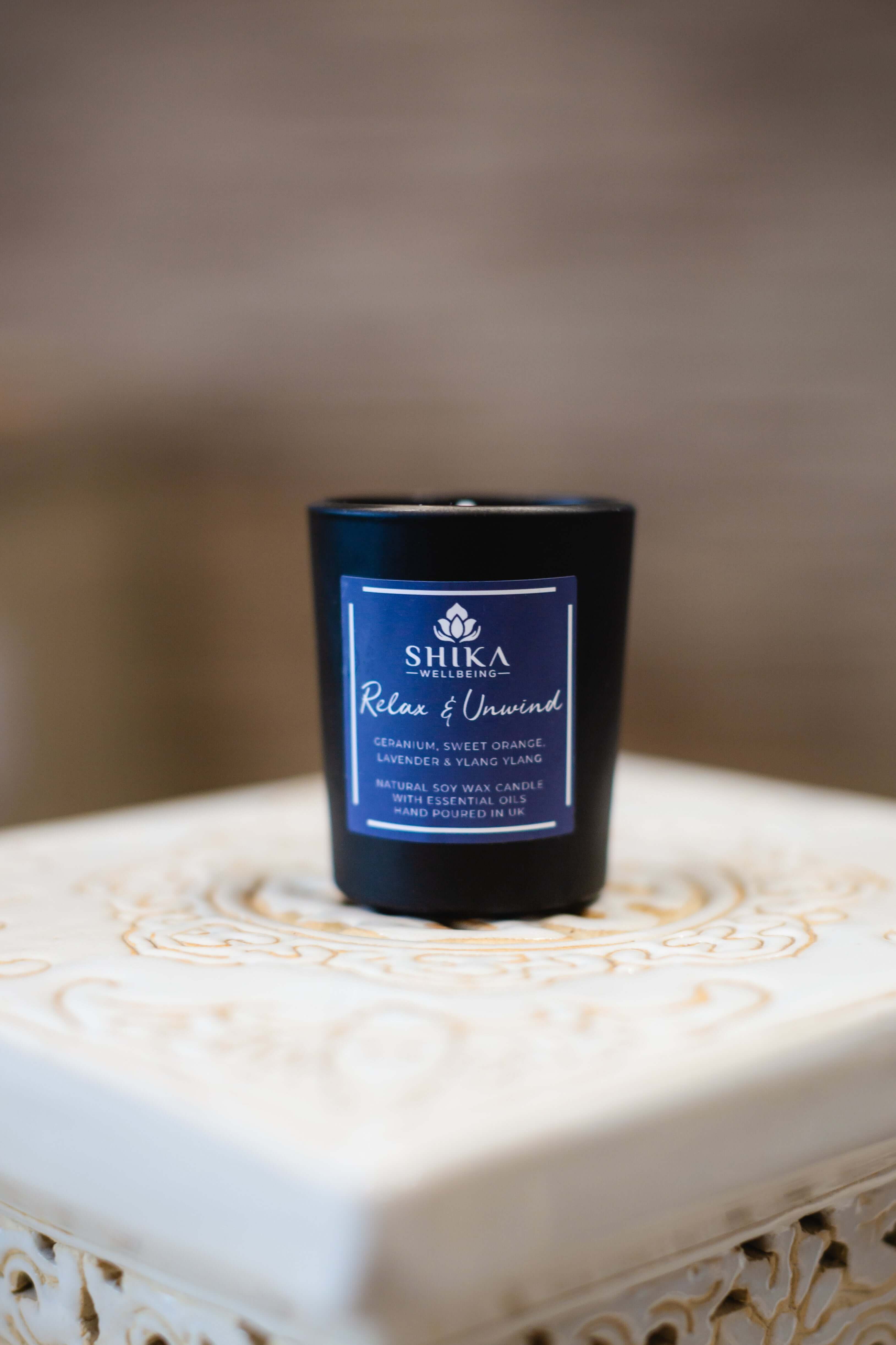 Vegan Aromatherapy Candle | Relax & Unwind, Handpoured in UK