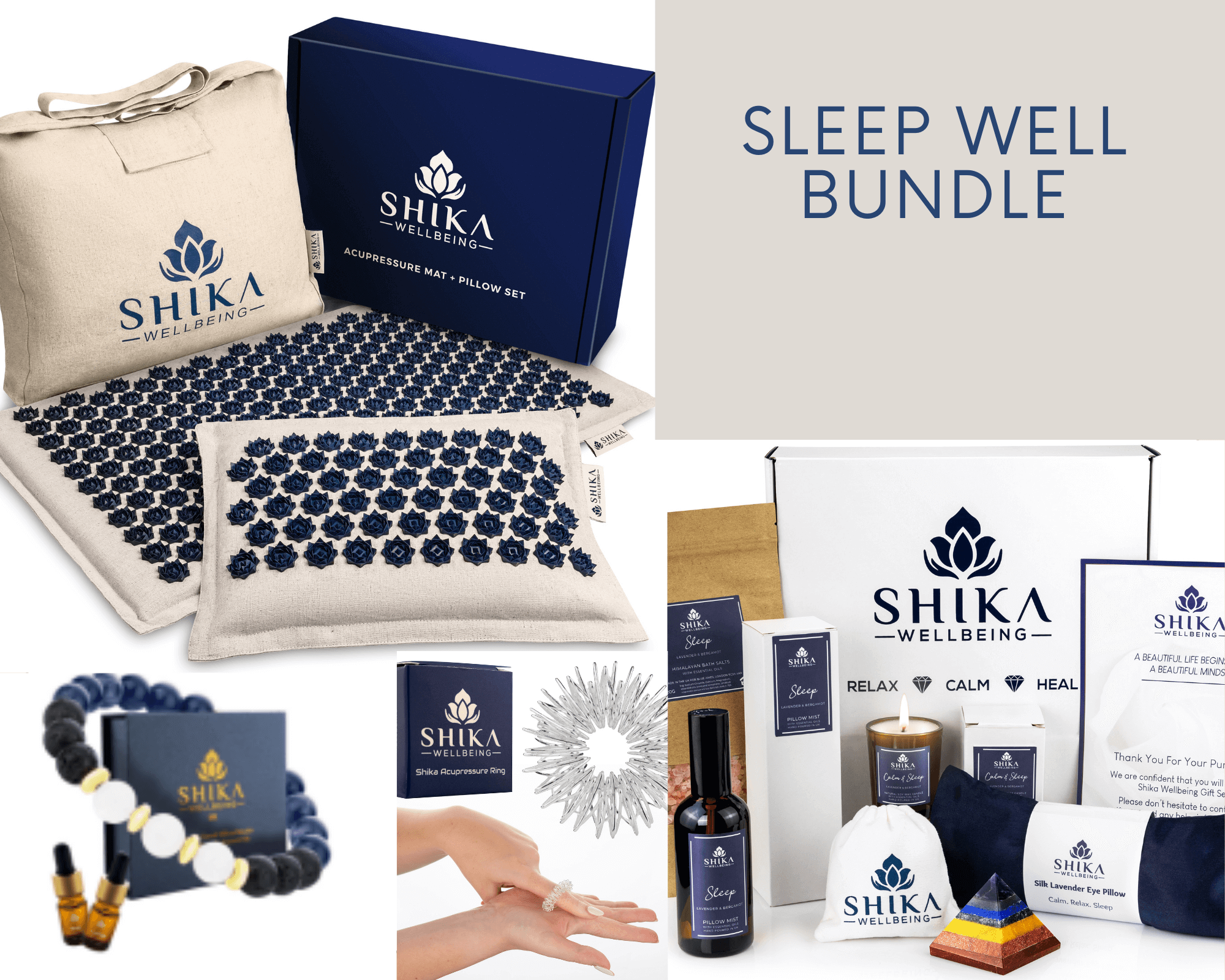 Wellbeing Sleep Well Bundle: Ultimate Holistic Sleep Tools