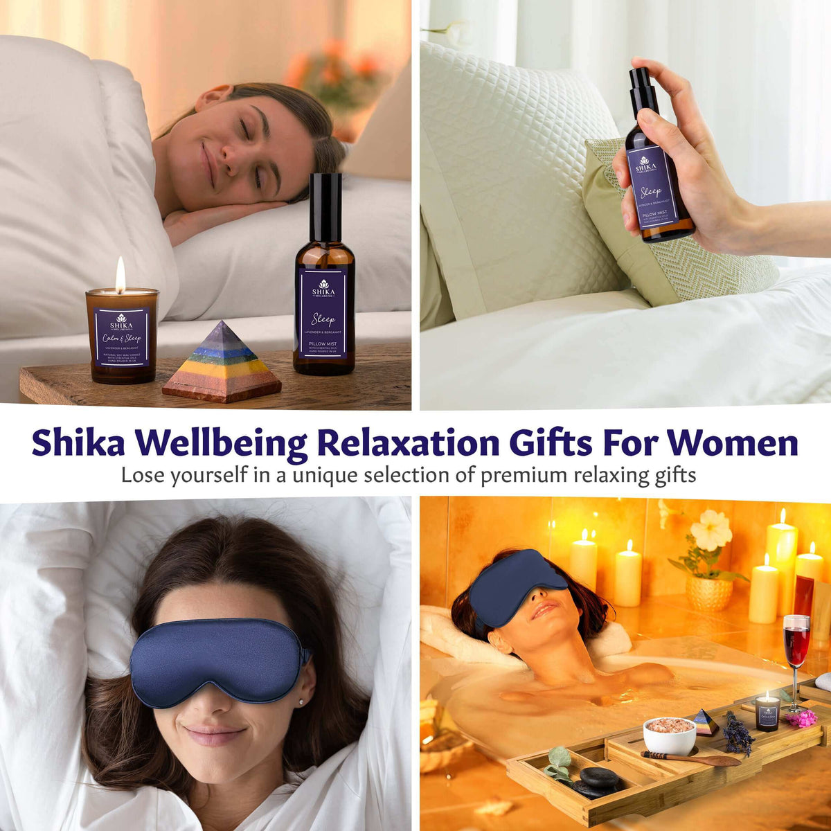 Relaxing Lavender and Bergamot Aromatherapy Candle in the Pamper Hamper
Calming Pillow Mist for a Tranquil Sleep Experience