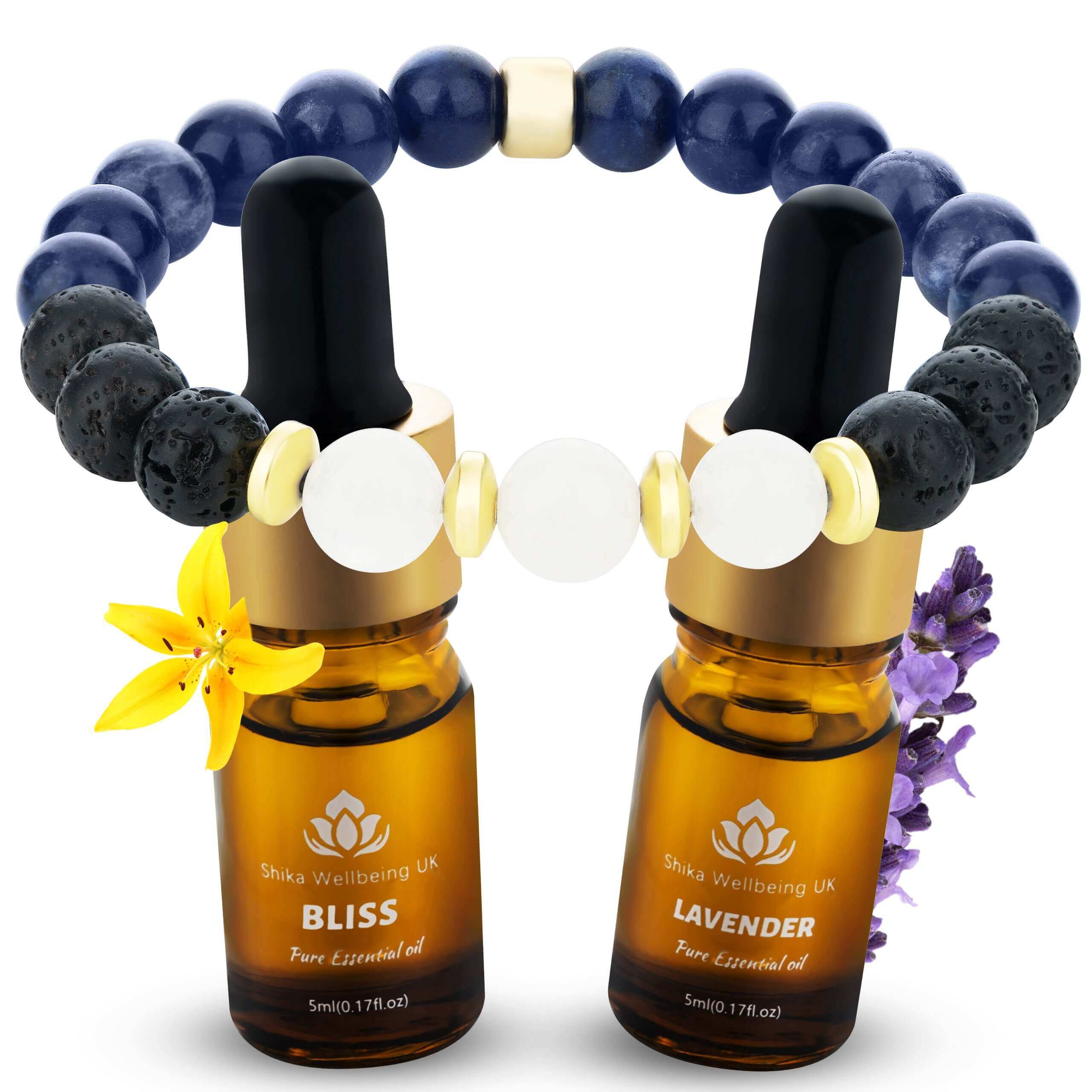 Bracelet Gift Sets - Jade Lava Stone Bracelet | Shika Wellbeing UK
