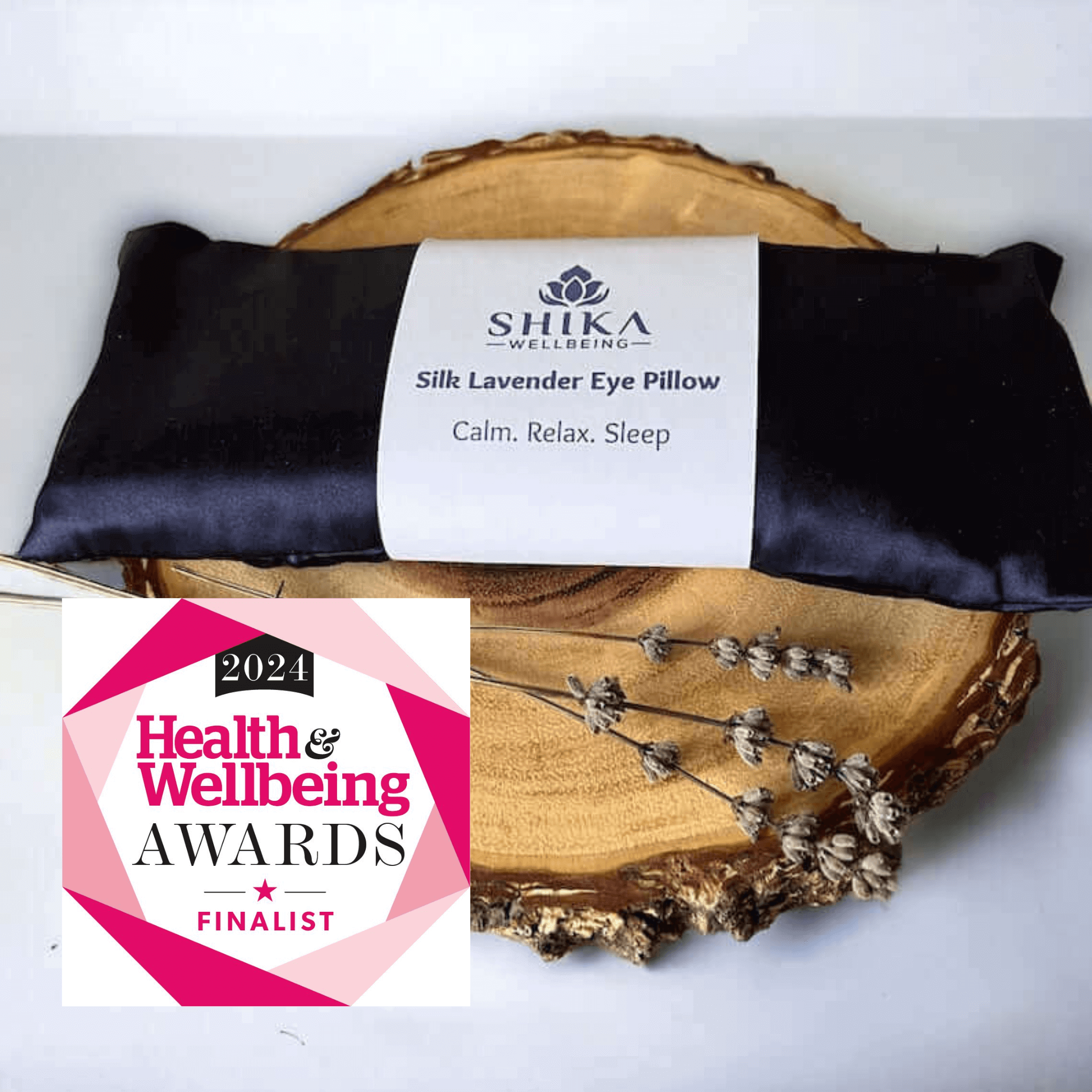 Eye Pillow Uk - Pure Silk Eye Pillow | Shika Wellbeing UK