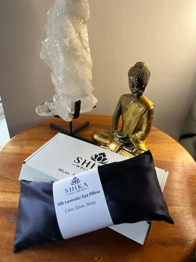 Eye Pillow Uk - Pure Silk Eye Pillow | Shika Wellbeing UK