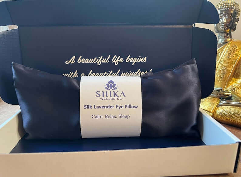 Eye Pillow Uk - Pure Silk Eye Pillow | Shika Wellbeing UK