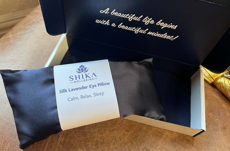 Eye Pillow Uk - Pure Silk Eye Pillow | Shika Wellbeing UK