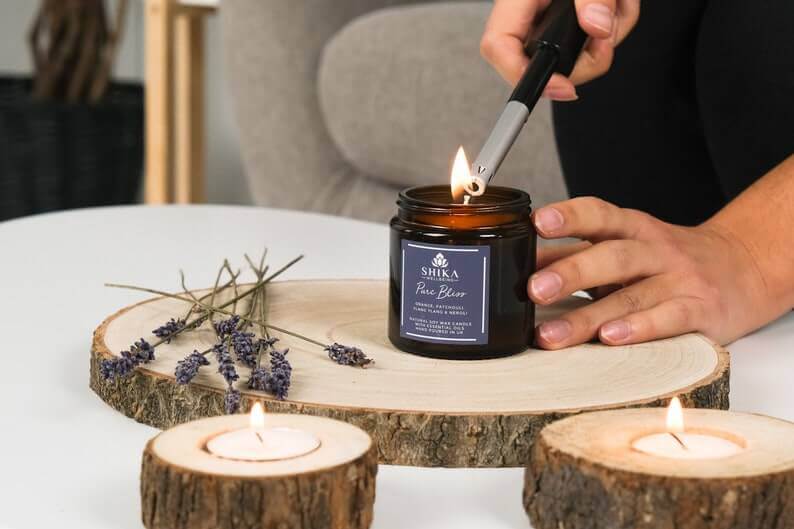 Soy Wax Candle - Relaxation Candle | Shika Wellbeing UK