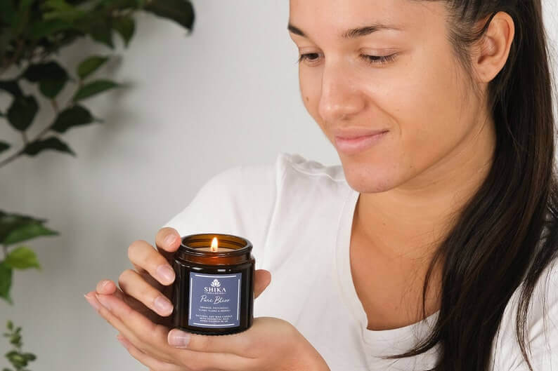 Soy Wax Candle - Relaxation Candle | Shika Wellbeing UK