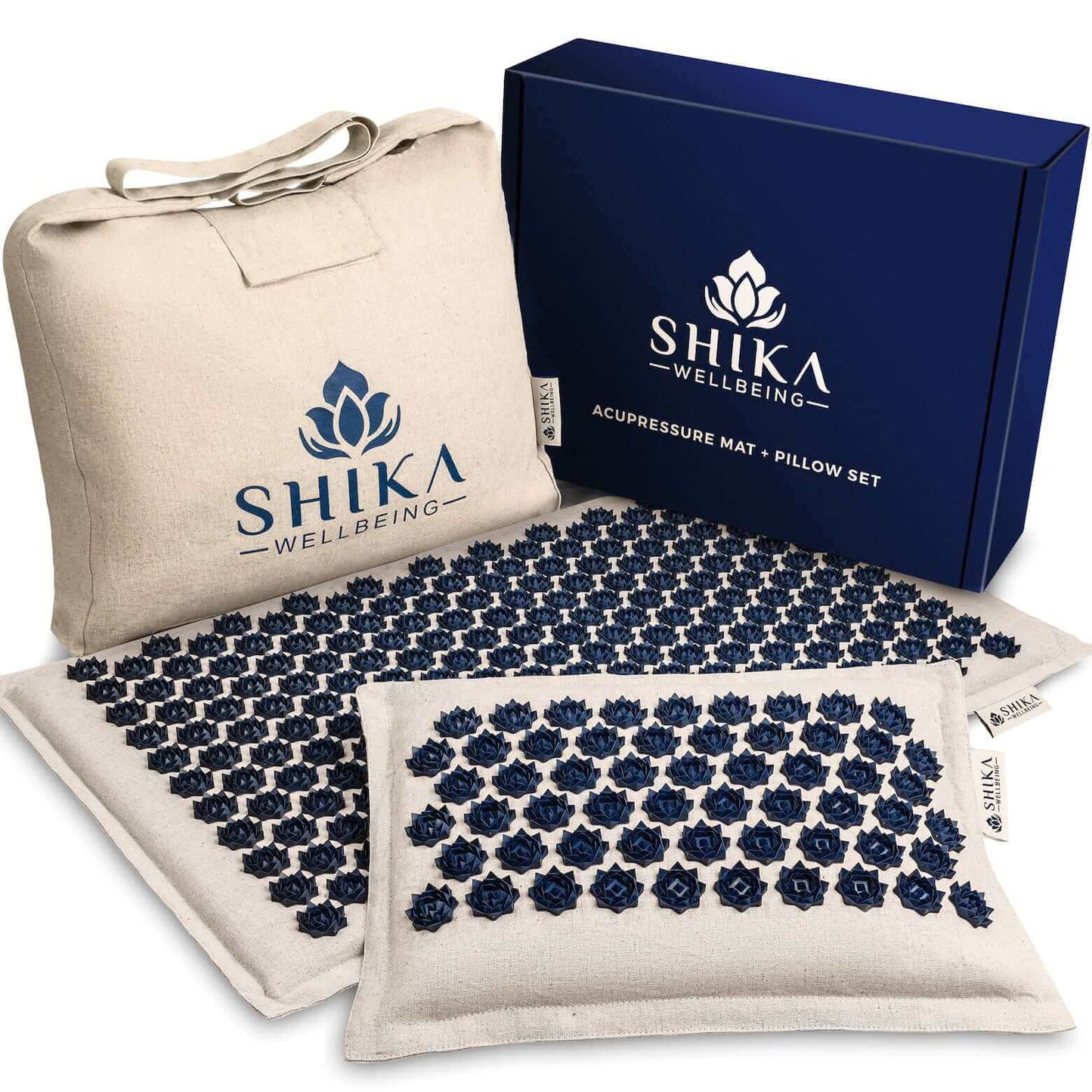 Premium Acupressure Mat & free Pillow Set | Shika Wellbeing UK