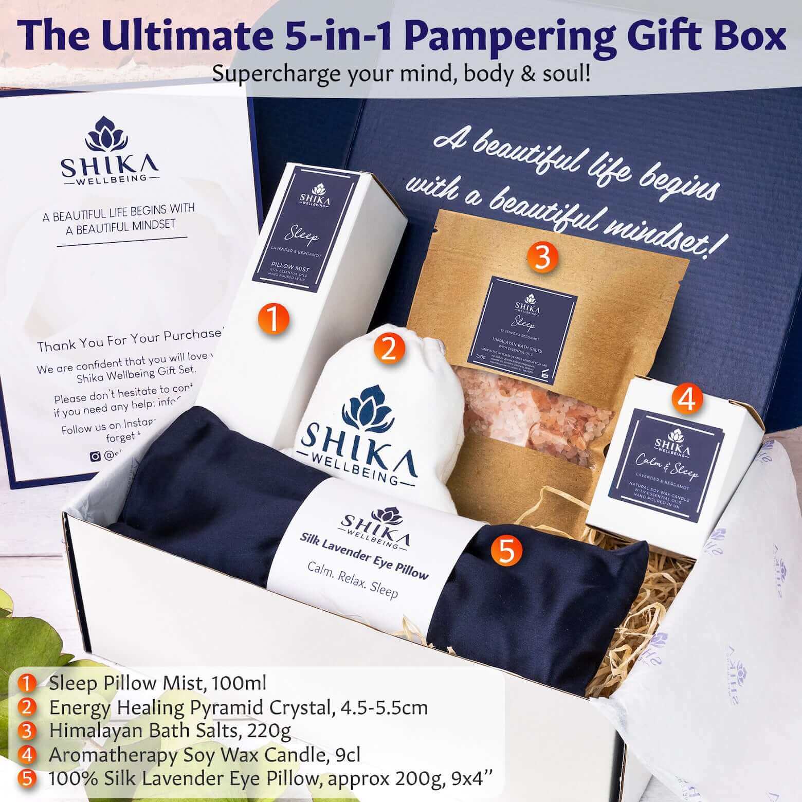 Pamper Hamper Gift Set Uk | Shika Wellbeing UK