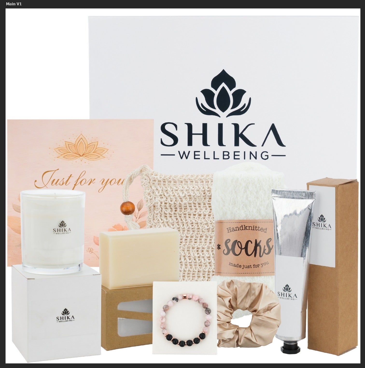 Rose Geranium Floral Pamper Gift Set – Luxury Self Care Spa Gift Box for Mum