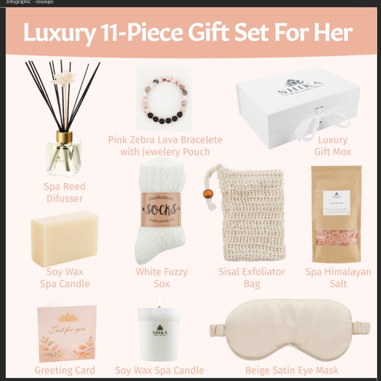 Spa Retreat Pamper Gift Set – Luxury Aromatherapy Self Care Spa Gift for Women | Relaxation & Wellness Gift Box