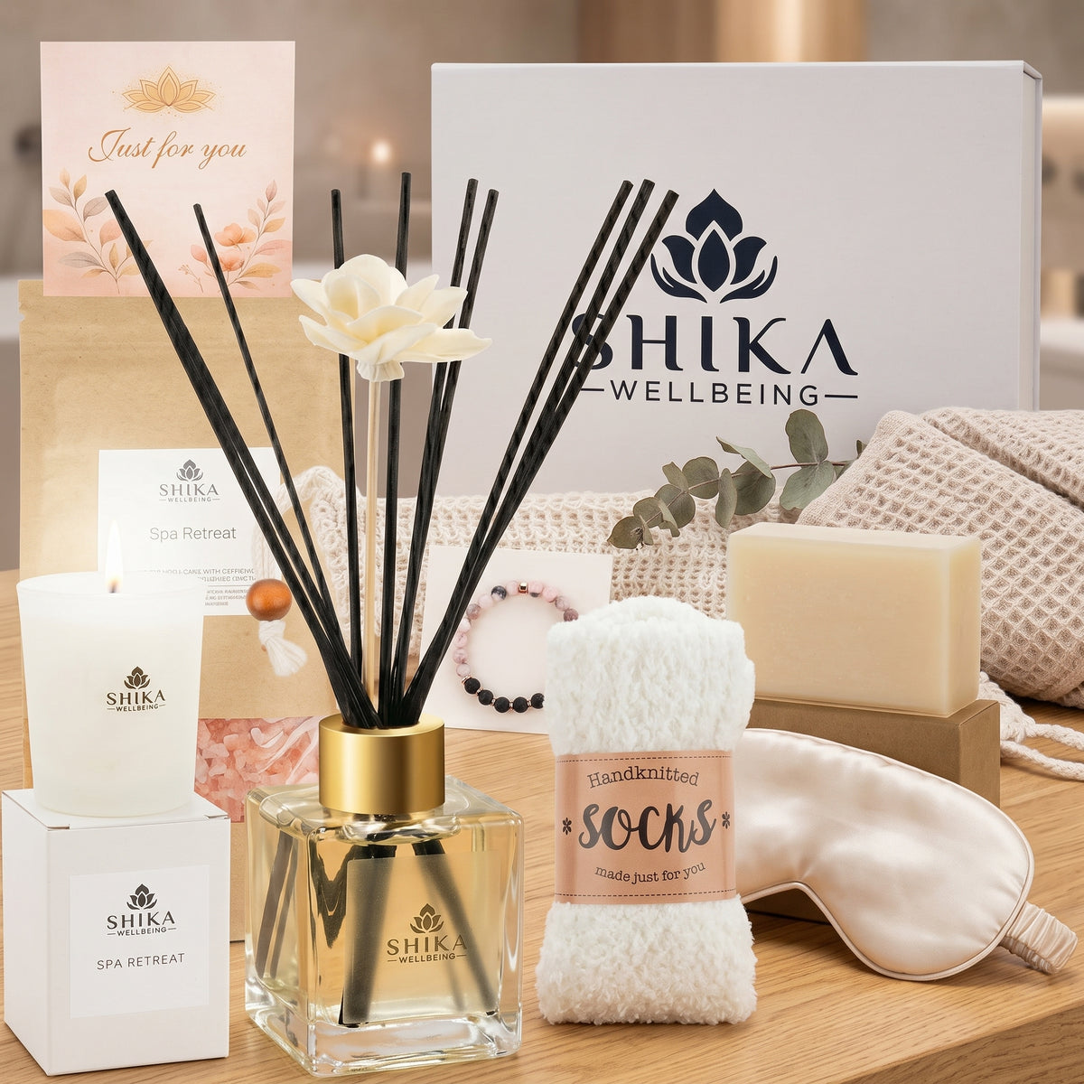 pamper self care box for women; luxury gift setmother's day gift, christmas gift set for women, mum, sister, nan