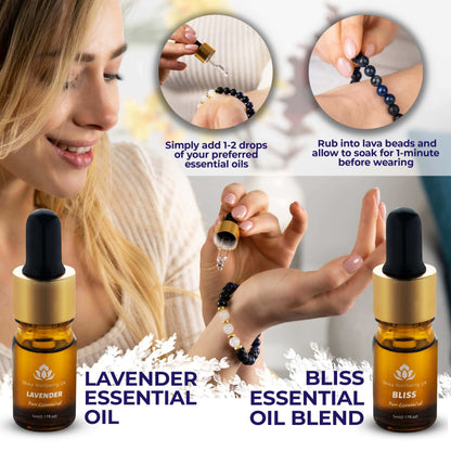 Bracelet Gift Sets - Jade Lava Stone Bracelet | Shika Wellbeing UK