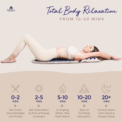 Acupuncture Pillow Set, Acupressure Mat, Relaxation Mat, shakti mat, acupressure mat & pillow set