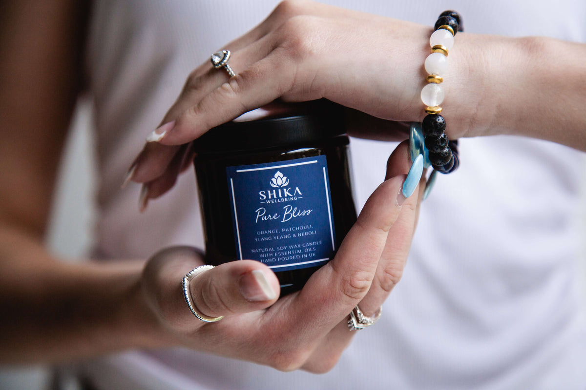 Pure Bliss Relaxation Candle Duo Set | Shika Wellbeing UK