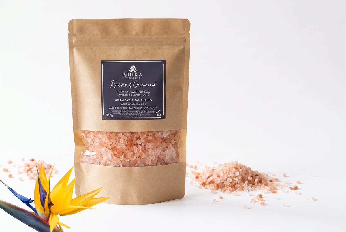 HIMALAYAN BATH SALT; Essential oils bath; muscle relaxing bath salt, dead sea salt; self care bath salt