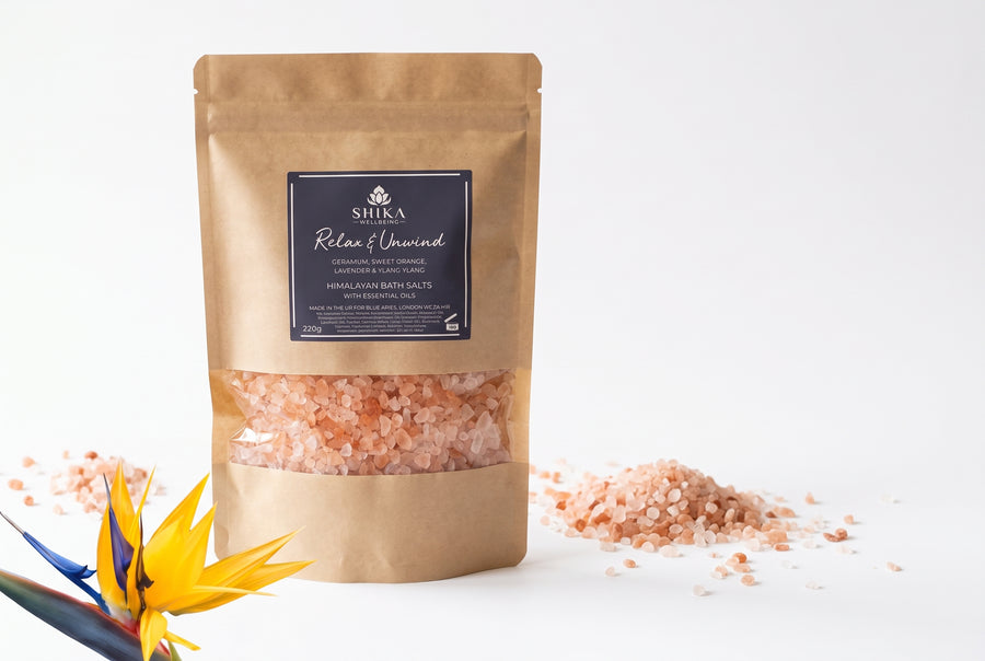 HIMALAYAN BATH SALT; Essential oils bath; muscle relaxing bath salt, dead sea salt; self care bath salt