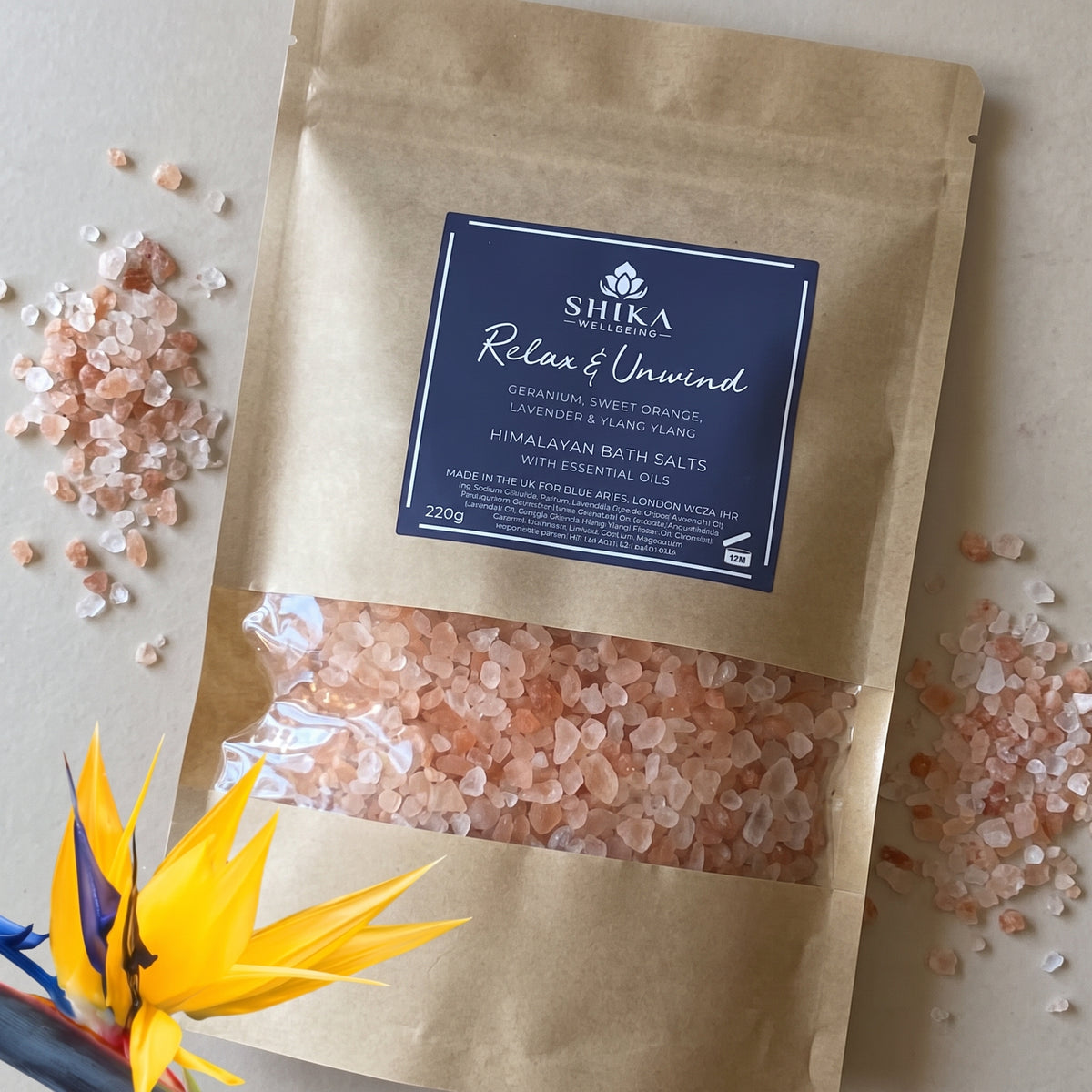 relaxing himalayan bath salt; unwind bath salt