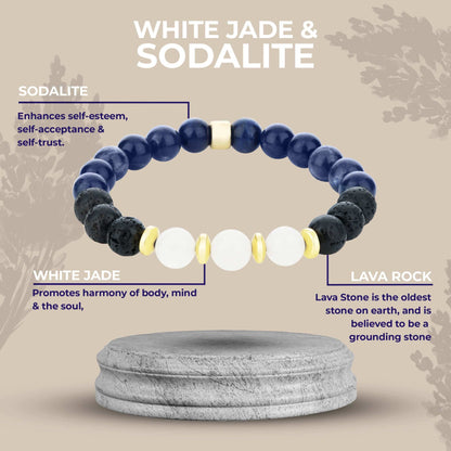 Bracelet Gift Sets - Jade Lava Stone Bracelet | Shika Wellbeing UK