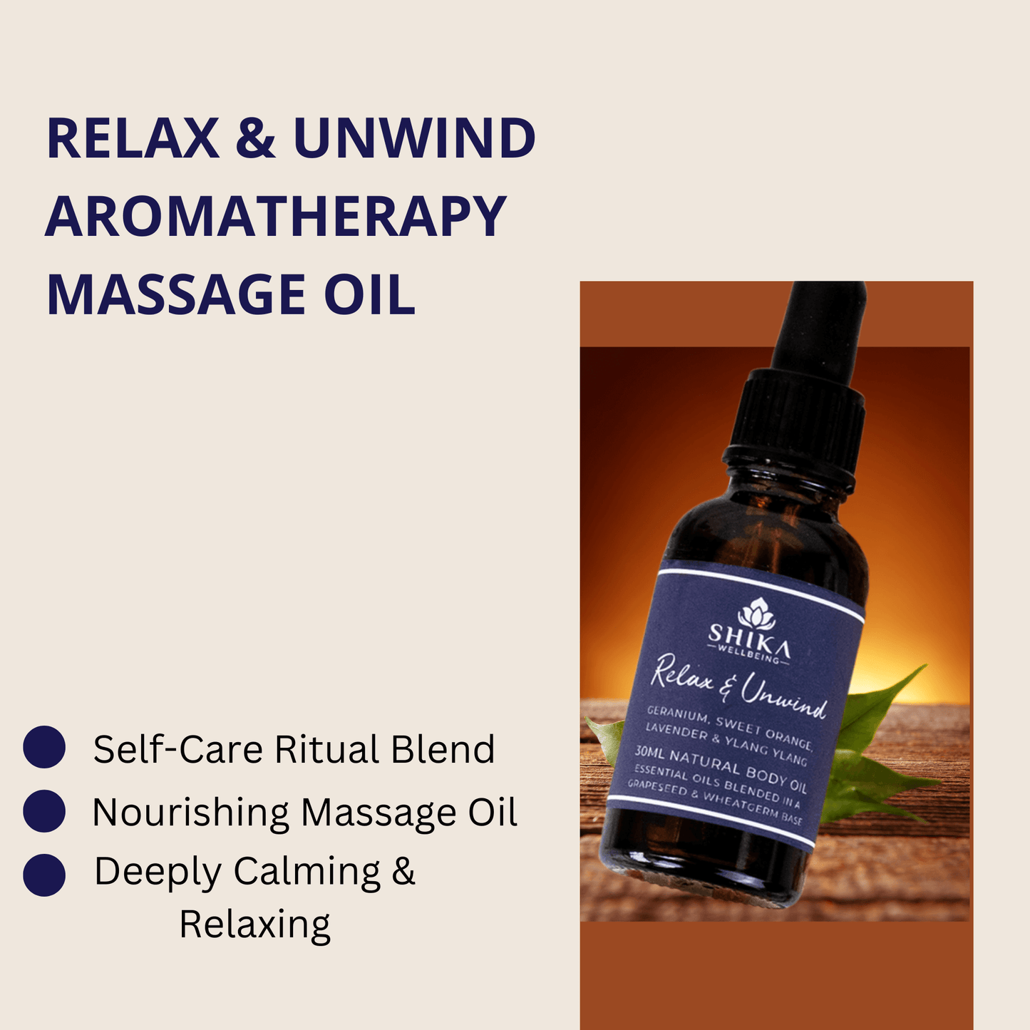 Shika Wellbeing Aromatherapy Massage Oil