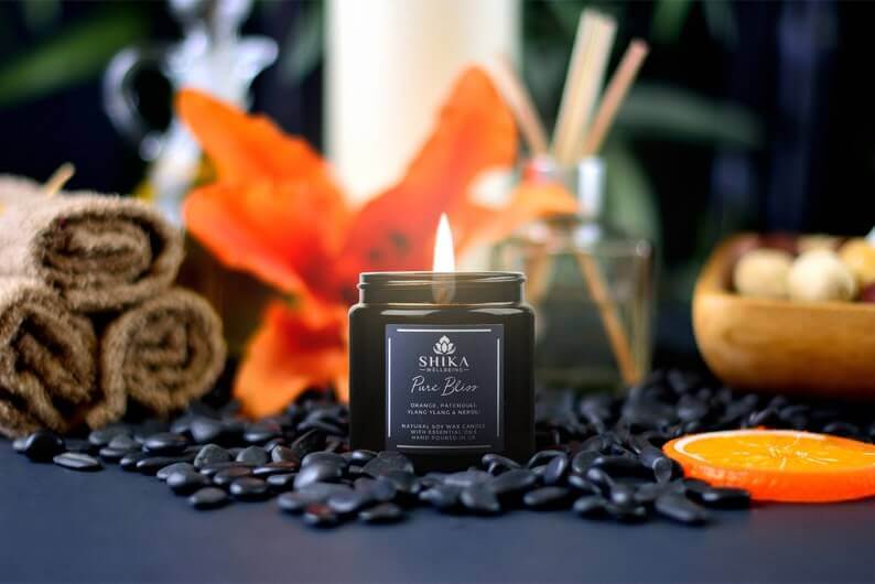 Soy Wax Candle - Relaxation Candle | Shika Wellbeing UK